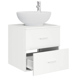Single Bathroom Vanity with Ceramic Basin