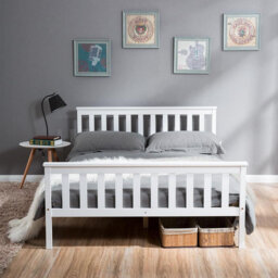 Popplestone Solid Wood Bed