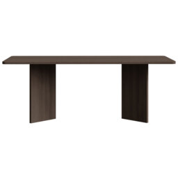 Qubeo Dining Table 204 x 90 cm Prestige Bronze Ash