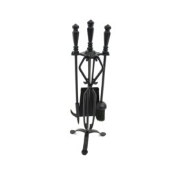 Hazlett Iron Fireplace Tool Set
