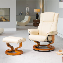 Sprenger 0cm Wide Faux Leather Swivel Ergonomic Recliner
