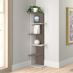 Saso Corner Bookcase 5-Tier Storage Unit