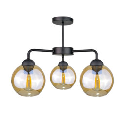 Glass Semi Flush Mount