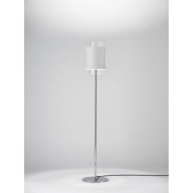Fez 140cm Chrome Traditional Floor Lamp