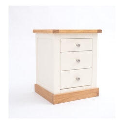 Calvin 3 Drawer Bedside Table