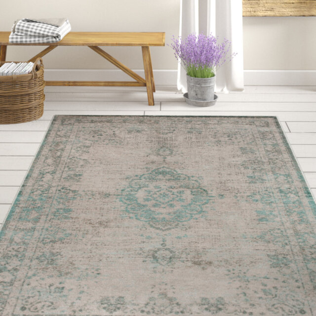 Fading World Cotton Jade Rug