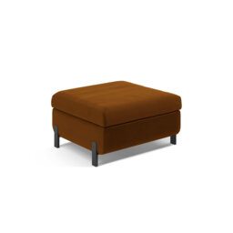 Rosaisela 72cm Wide Velvet Solid Colour Pouffe Ottoman