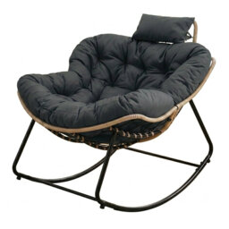 Eggshell Rocking Chair, Tech Fabric