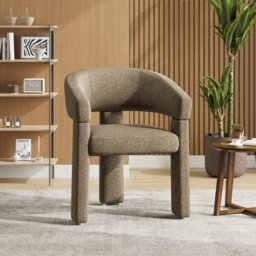 48cm H Upholstered Low Back Armchair