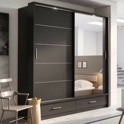 Tengan 2 Door Manufactured Wood Wardrobe