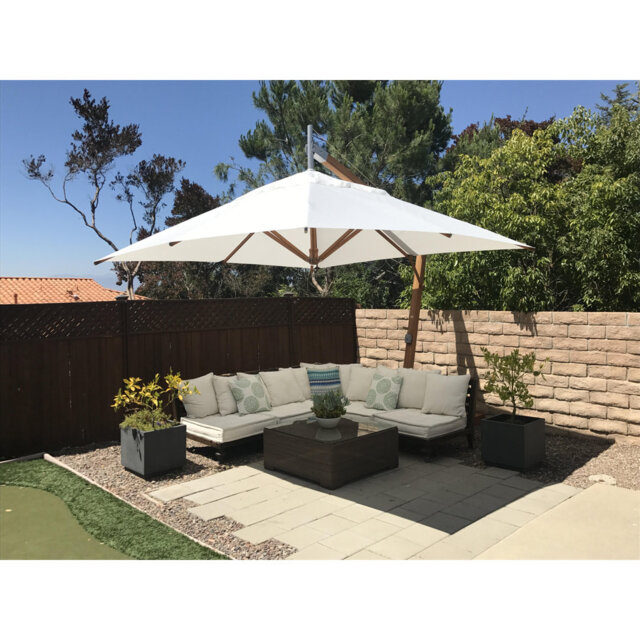 Yadira 300cm X 400cm Rectangular Cantilever Parasol