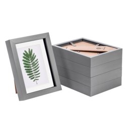 "Nicola Spring - 3D Box Photo Frames - 5 x 7"" with 4 x 6"" Mount"