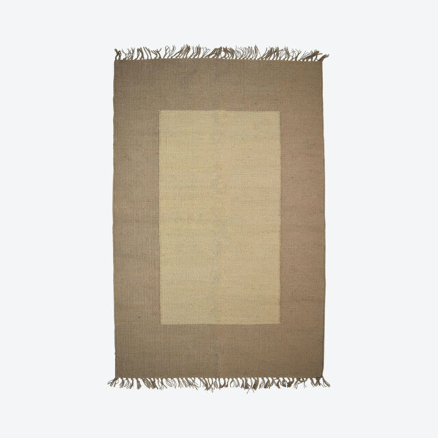 Handmade Handwoven 120X180 Brown Area Rug