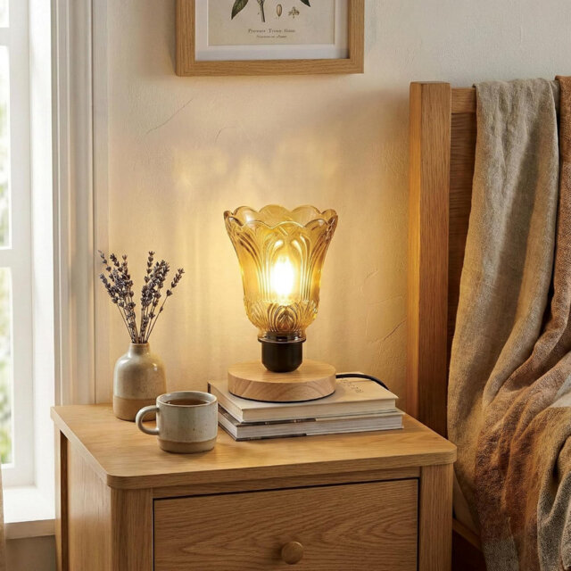 Wood Table Lamp