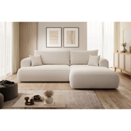 Aian 3 Seater Chaise End Sofa with Storage