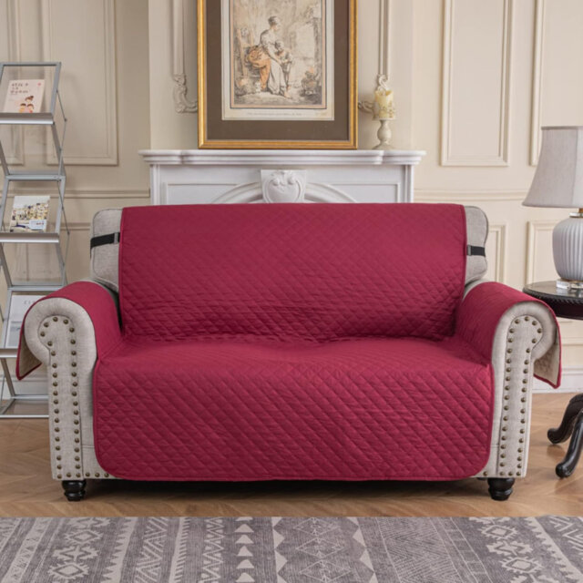 1-Piece Fit Stretch Sofa Cover, Sofa Slipcover Elastic Fabric Printed Pattern Chair Loveseat Couch Settee Sofa Covers Universal Fitted Furniture Cover