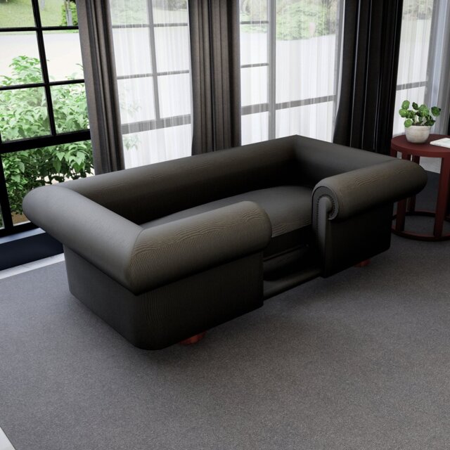 Cromwell Faux Leather Pet Bed