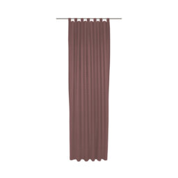 Uni Collection Light 100% Cotton Opaque Tab Top Single Curtain Panel