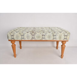 Cotton Upholstered Bench