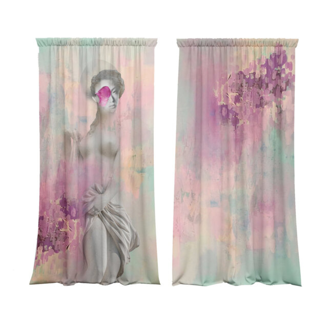 Velvet Blackout Slot Top Curtain Pair