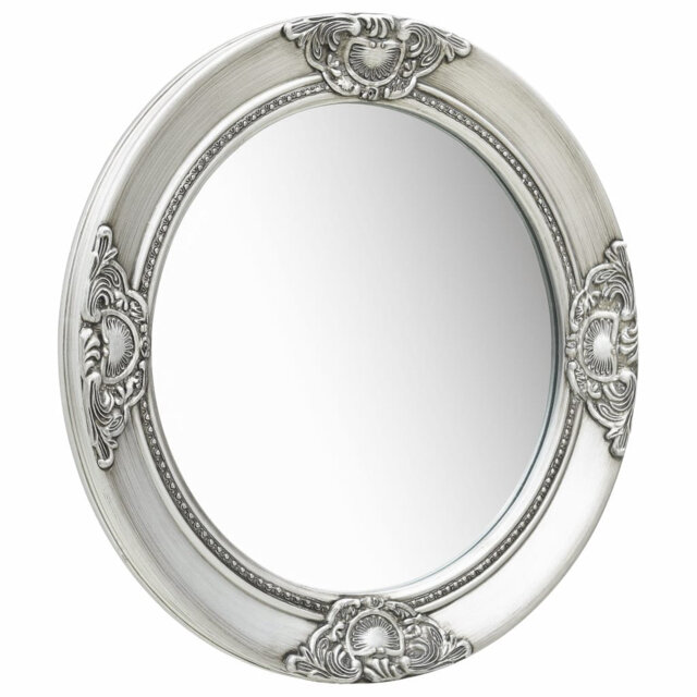 Gioia Wood Round Wall Mirror