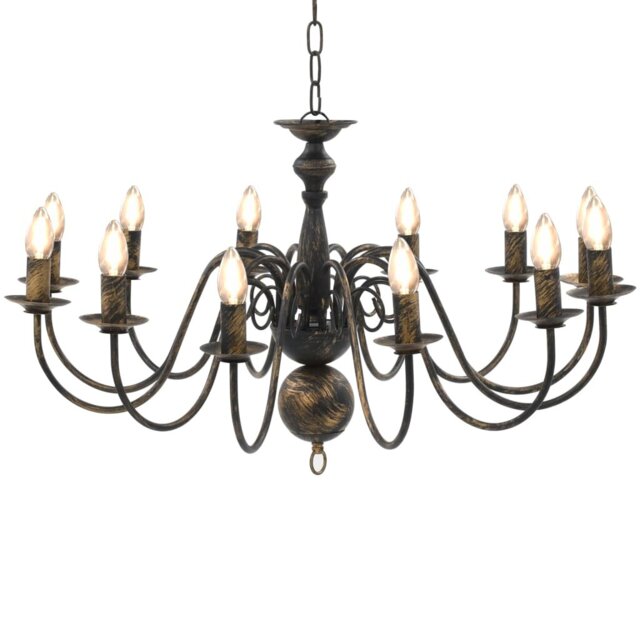 Cheeks 12 - Light Candle Style Chandelier