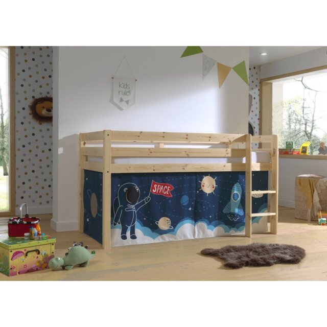 Pino Cot Bed / Toddler (70 x 140cm) Loft Bed Bed by Vipack
