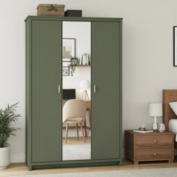 Bonnie 3 Door Wardrobe with Mirror