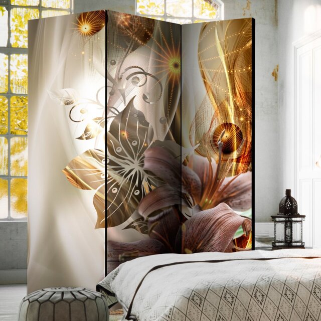 Solid Wood Folding Room Divider