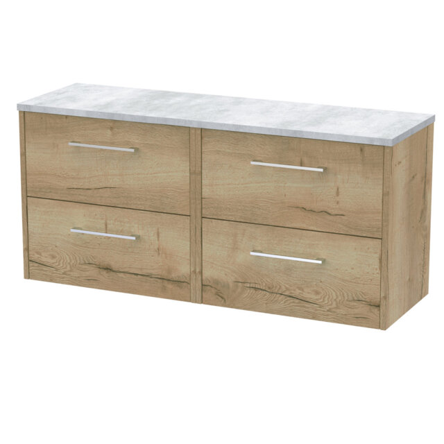 Juno 120.5cm Double Bathroom Vanity Base Only