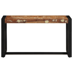 Bench 35x45 Cm Solid Rough Wood Mango