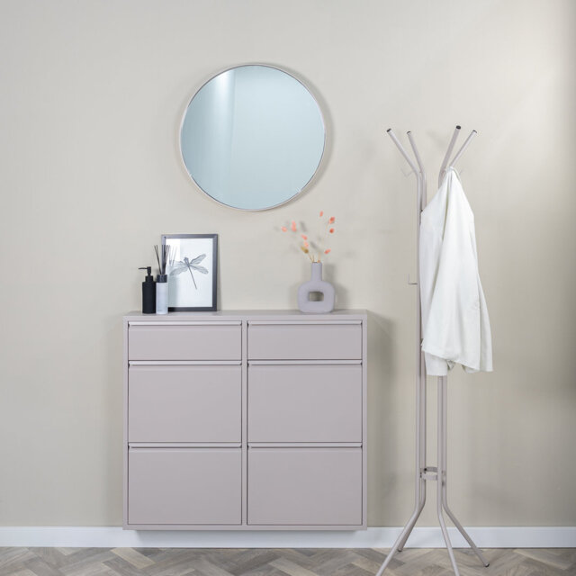 Jessy Steel Freestanding 12 - Hook Coat Rack