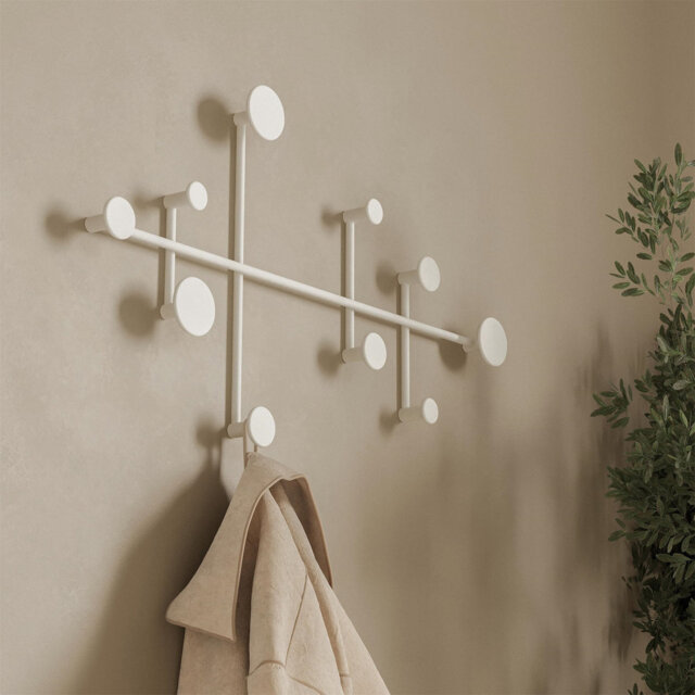 Stainless Steel 6 - Hook Coat Rack