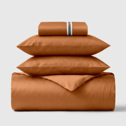 100% Cotton Sateen 460 Thread Count 4-Piece Bedding Set