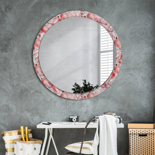 Huldar Glass Flat Wall Mirror