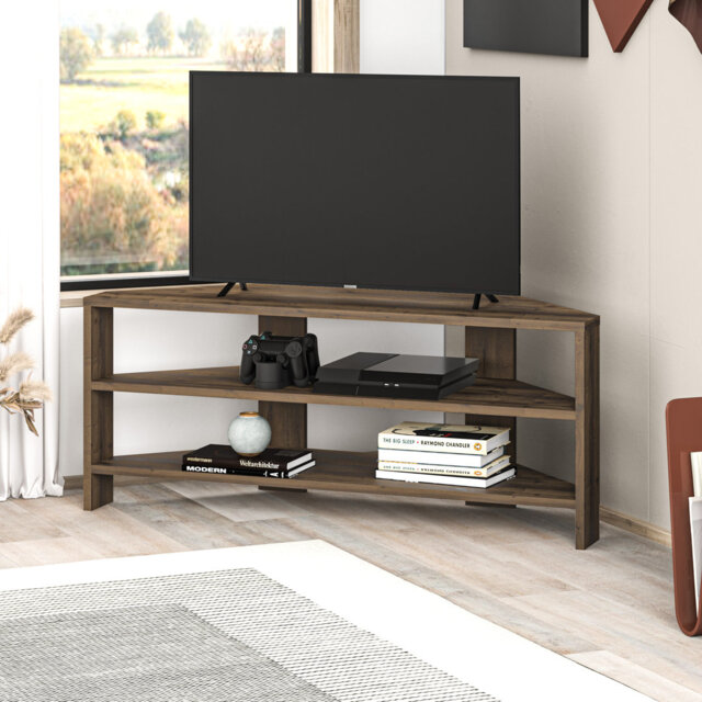 "Beene TV Stand for TVs up to 49"" Stylish Corner Media Unit"