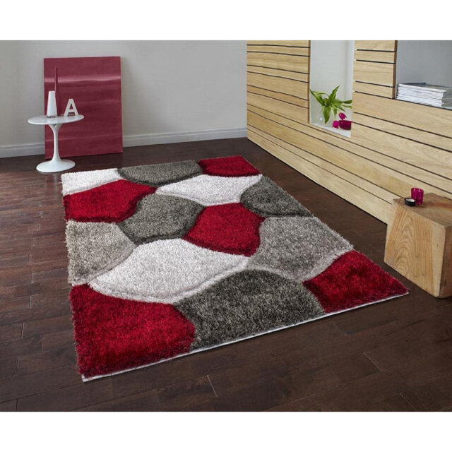 Pona Shaggy Rug Hallway Runner Living Room Rugs Bedroom Carpet Mat