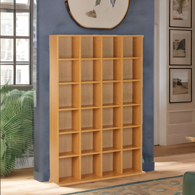 Dunnstown 130.5cm H x 89cm W Solid Wood Standard Bookcase Industrial Living Room Furniture