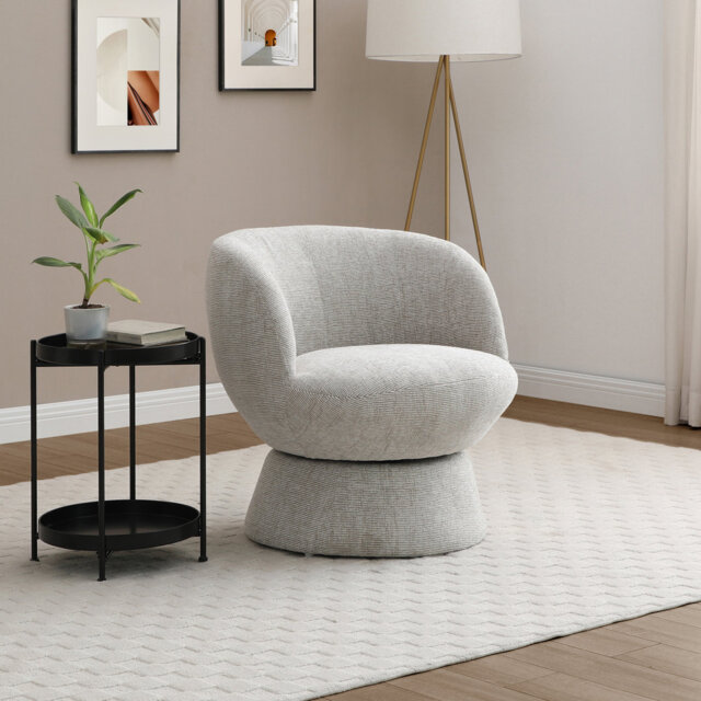 Danvers Chenille Swivel Chair