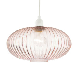 17cm H Glass Oval Pendant Shade ( No Direct Attachment Method )
