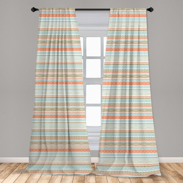 Akanni Slot Top Semi Sheer Curtains
