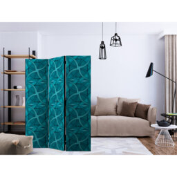 Room Divider - Geometric Turquoise [Room Dividers]