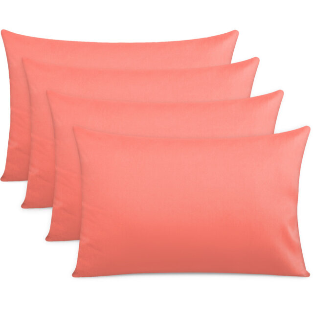 300 TC Egyptian Cotton Pillow Covers 4 Pack – Ultra-Soft, Breathable Luxury Pillowcases