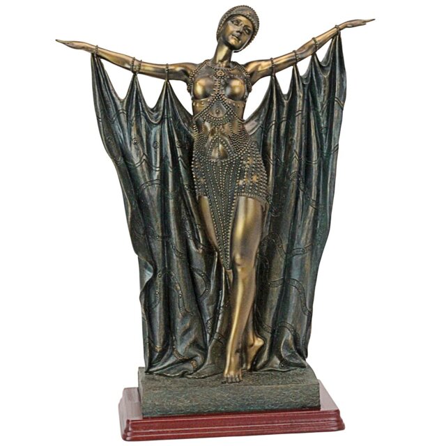 Queen Semiramis Dancer Art Deco Figurine