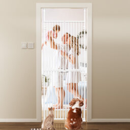 Stainless Steel Pressure Mounted Pet Gate