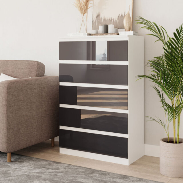 Amardev Wood Rectangle Accent Cabinet