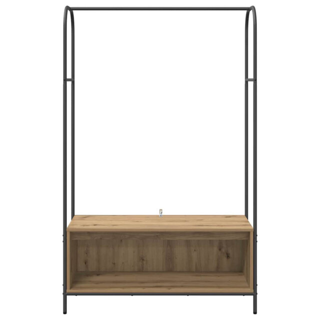 Clothes Rack 100 X 44 X 160 Cm Engineered Wood