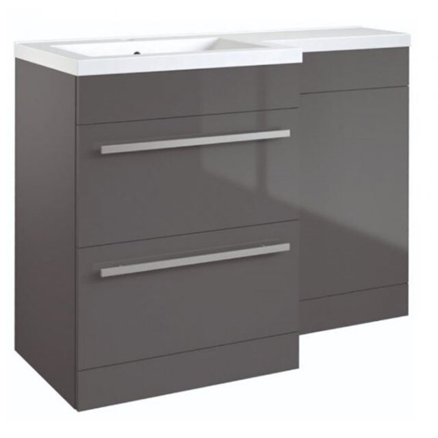 Clifton 600mm Free Standing Single Bathroom Vanity with Vitreous China Basin
