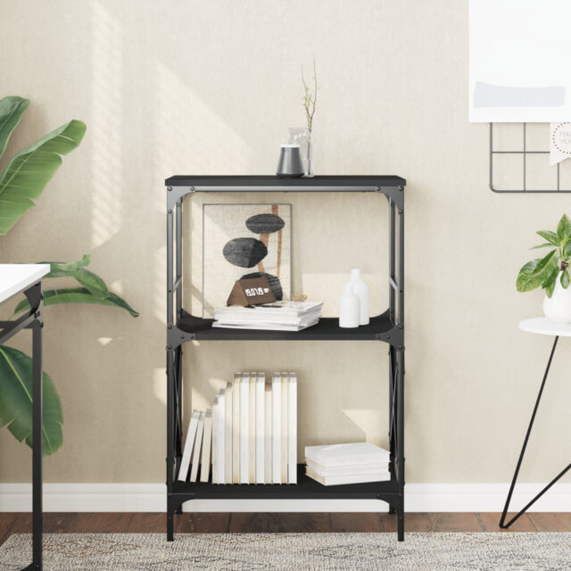 Adaisha 90.5cm H x 35cm W Metal Standard Bookcase