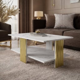 Four Leg Coffee Table with Storage